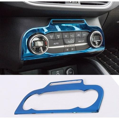 Car air conditioning button control panel cover trim sticker for Ford Focus 2019 2020 accessories carstyling