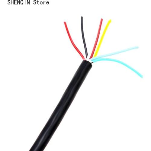 Wire Soft silicone cable 2 core 3 core 4 core 5 core 6 core 8 core 0.2mm 0.3mm 0.5mm 0.75mm 1.0mm1.5mm heat resistant 180