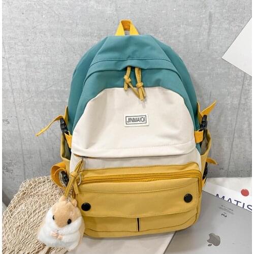 College Womens School Backpack Campus Woman Waterproof Backpacks Female School Bags For Girls Korean Students Harajuku Ulzzang