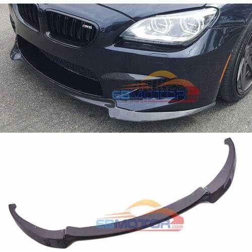 VORS Real carbon fiber front lip spoiler for BMW F06 F12 F13 M6 2012UP B441