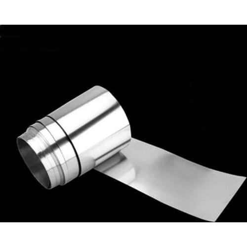 SUS301 Spring sheet steel foil Spring steel belt High hardness high toughness good elasticity diy Steel sheet width 50mm