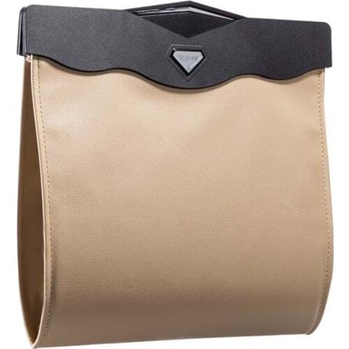 LED Car Organizer Backseat Storage Bag Magnetic Auto Trash Holder for Skoda Octavia Fabia Rapid Superb Yeti Roomster