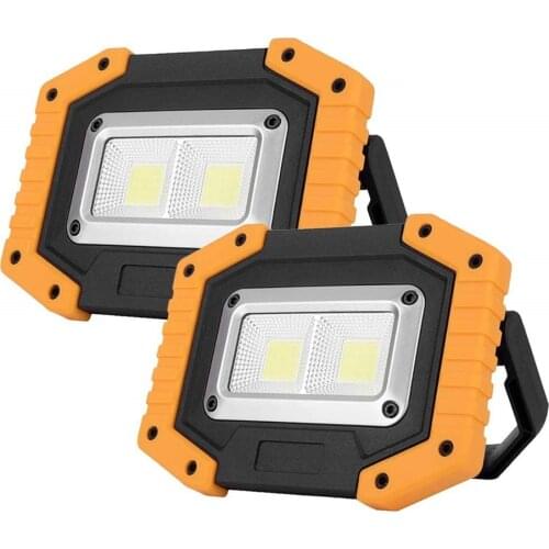 COB Work Lamp LED Portable Spotlight Waterproof LED Work Light USB Rechargeable for Outdoor Camping Lamp LED Flashlight