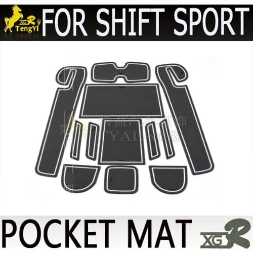 Ty xgr interior accessory decoration door pocket MAT non slip proof pad for for swift sport 2017 2018 2019