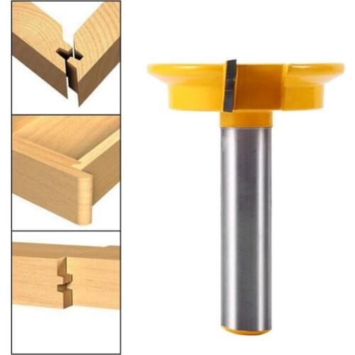 1pc Router Bit 1/2" Shank Drawer Engraving Cutter Mayitr For Woodworking Tools