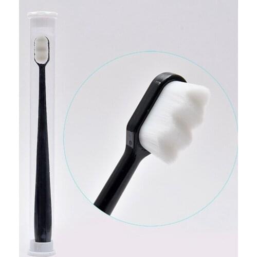 1PC Ultra-fine Soft Toothbrush Million Nano Bristle Adult Tooth Brush Teeth Deep Cleaning Portable Travel Household Teeth Brush