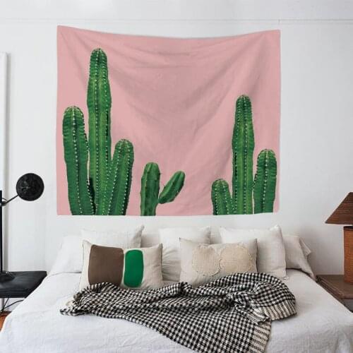 2020 Desert cactus tapestry hot cool cactus wall blanket Comfortable/beautiful multi-function tapestry wall hanging beach towel