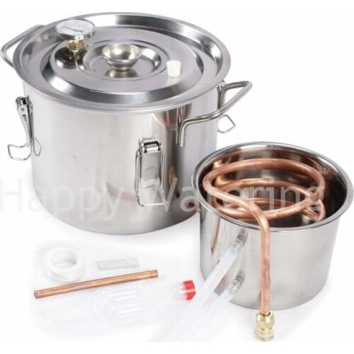 3Gal Water Wine Beer Alcohol Distiller Moonshine Alcohol Home DIY Brewing Kit Home Distiller Stainless Distiller Equipment