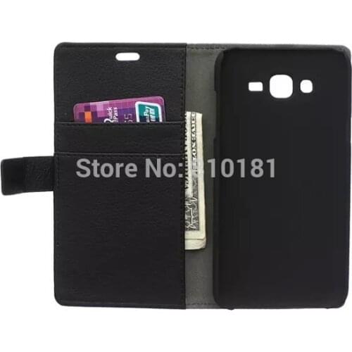50pcs/lot Free Shipping New High quality Lychee PU Wallet Leather Case For Samsung Galaxy J7 J700