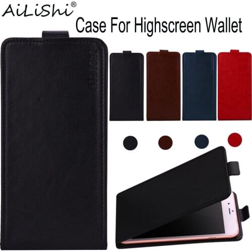 AiLiShi Case For Highscreen Wallet PU Flip Top Quality Leather Case Highscreen Exclusive 100% Phone Protect Cover Skin+Tracking