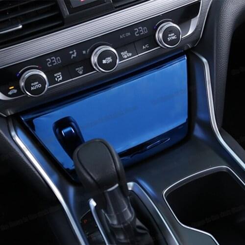 Lsrtw2017 Car Center Control Storage Panel Cover Trim Kit for Honda Accord 2018 2019 2020 2021 Interior Accessories 10 X Auto