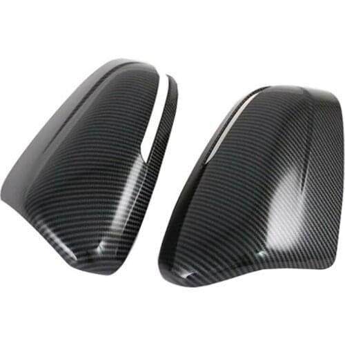 Side Mirror Cover for Hyundai Creta Ix25 2020 Car Rearview Mirror Cover Trim Cap Carbon Fiber Exterior Accessories