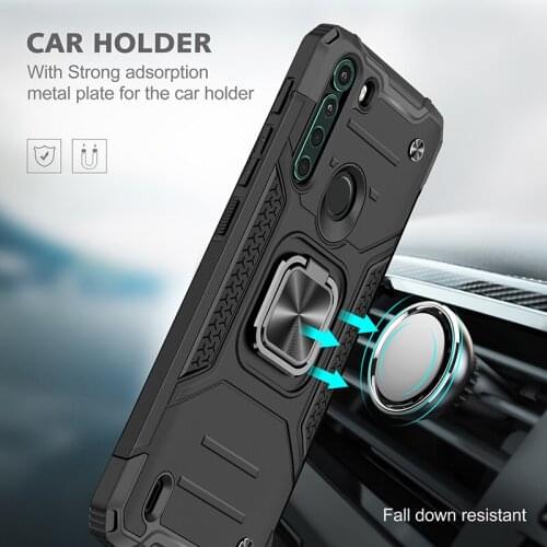 Magnetic Ring Case For Motorola Moto One Fusion Macro Hyper Case Shockproof Armor Cover For Moto G Stylus G8 G9 Play Plus G Fast