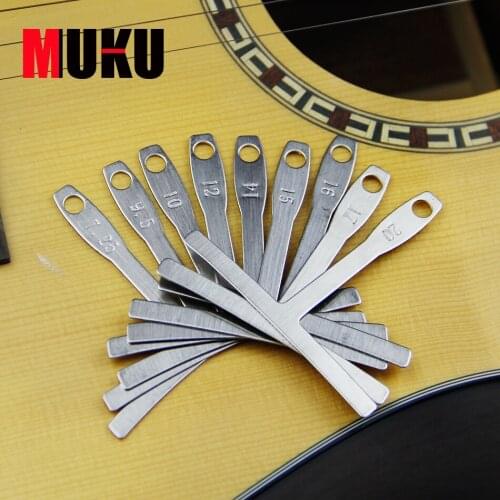 Guitar parts & Accessories MUKU NEW ARRIVAL good quality stainless steel Guitar Fret Radian Measuring Caliper