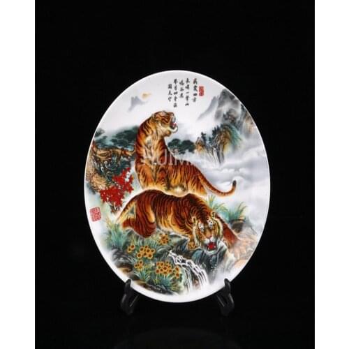 China Porcelain Hand Painting Dish Elaborate Crafts Home Decoration#7