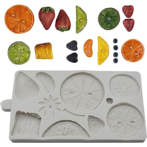 Pineapple Lemon Orange Fruit Silicone Mould Chocolate Fondant Mold DIY Party Cake Decorating Tools Cupcake Candy Clay Mold