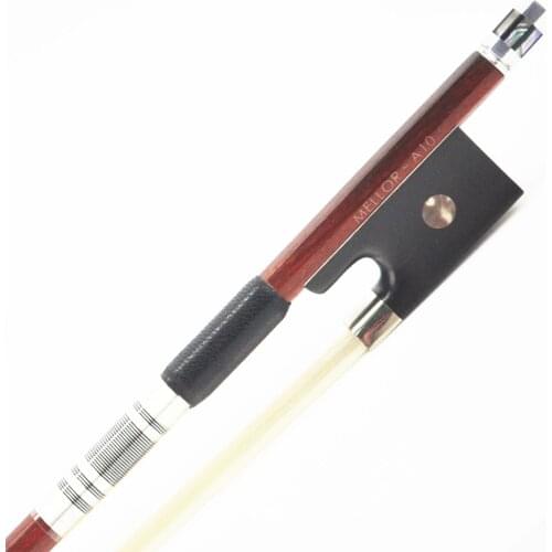 Nice IPE Wood Violin Bow 1/2 Size Pernambuco Performance Straight and Well Balanced MELLOR Advanced Level A10