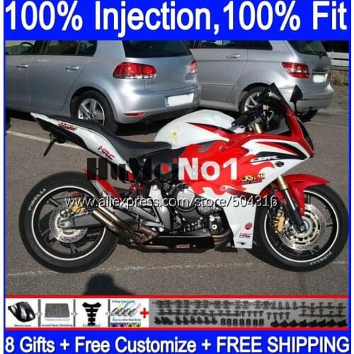 Injection For HONDA CBR600F4i CBR600F 11 12 13 14 126MC.24 CBR 600 F 600F CBR600 F4i 2011 2012 2013 2014 Fairings white glossy