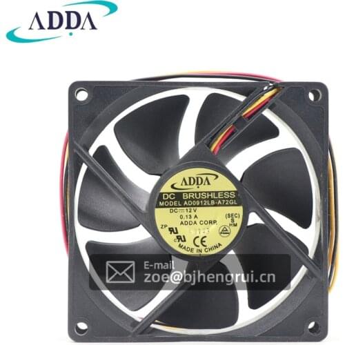 ADDA Cooling Fan 9CM 12V 0.13A AD0912LB-A72GL