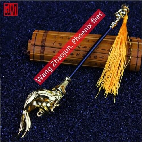 Weapon Weapon Model Wang Zhaojun Fenghuang Yufei Alloy Model Precision Weapon 18cm Restore The Game Design Alloy Material