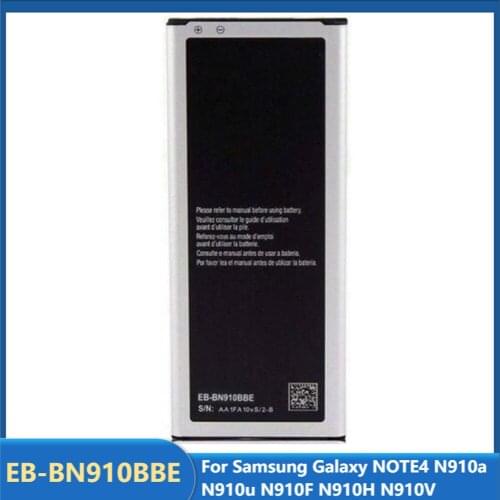 Original Replacement Phone Battery EB-BN910BBE For Samsung Galaxy NOTE4 N910a N910u N910F N910H N910V NOTE 4 3220mAh