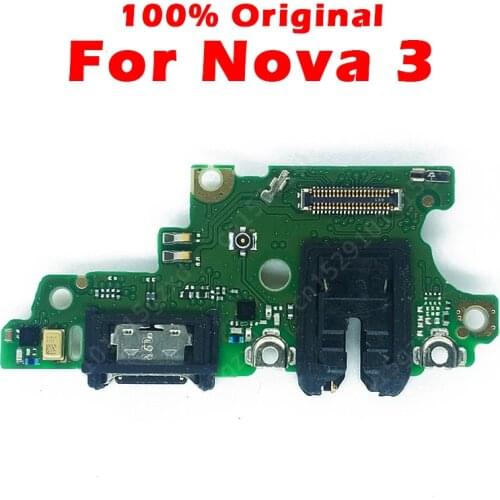 Original Charging Board For Huawei Nova 3 Nova3 USB Charging Port PCB Dock Connector Flex Microphone Replacement Spare Parts