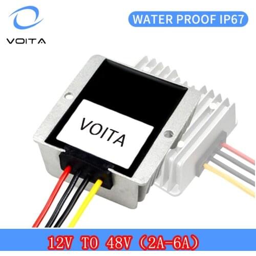 Boost Module Water Proof 12v to 48V DC DC Converter with aluminum housing