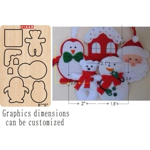 Christmas ornaments cutting dies 2019 new die cut &wooden dies Suitable for common die cutting machines on the market