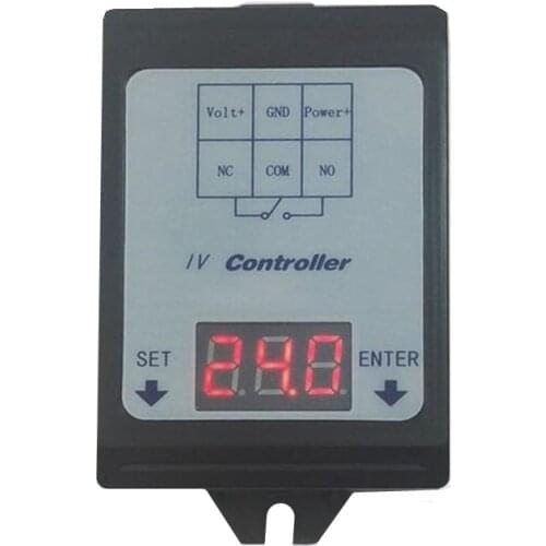 DC voltage detection and control relay 6-80V/48V60V battery charging and discharging timing /30A on-off switch