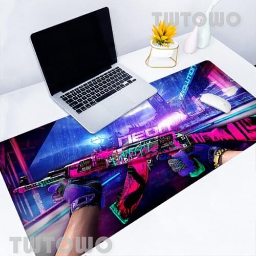 Vintage Cool Cs Go Ak47 Gun Mouse Pad Custom New Desk Mat Mouse Mat Table Mat MousePads Keyboard Pad Anti-slip Mouse Pad Laptop