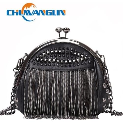 Chuwanglin Handbags Women Bags Tassel leather Shoulder Messenger bag female bag Crossbody Bags For Women sac a main 4231342