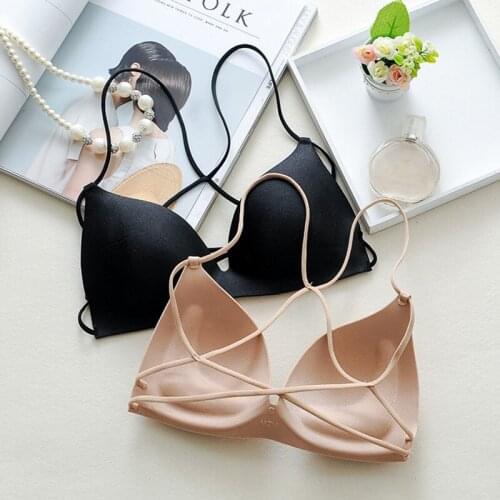 1PC Bras Seamless Underwear Bra Push Up Bralette Wire Free Strap Brassiere