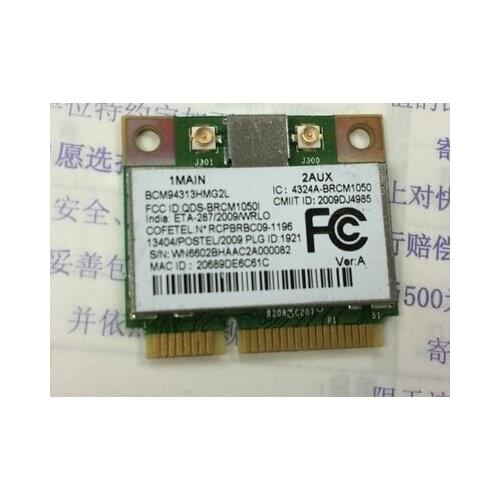 BroadCom BCM94313HMG2L BCM4313 150Mbps Half Mini PCI-e WLAN wireless Card 04W3750 for Lenovo B490 B590 G580 G505 S400 S500 Z400