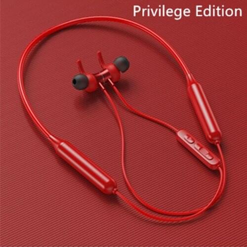 Bluetooth earphones 5.0 Wireless Sports Headphones Stereo Subwoofer Hanging neck-mounted magnetic waterproof Bluetooth headset