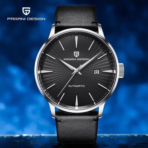 PAGANI DESIGN Top Brand Mens Watches Stainless Steel 30m Waterproof Wristwatch Automatic Mechanical Watch For Men reloj hombre
