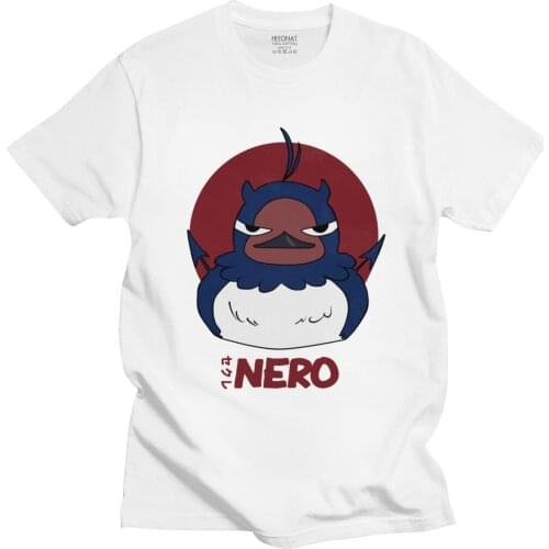 Funny Black Clover Nero T Shirt Men Short Sleeved Soft Cotton T-shirt Streetwear Japanese Anime Tshirt Manga Tee Tops Merch Gift