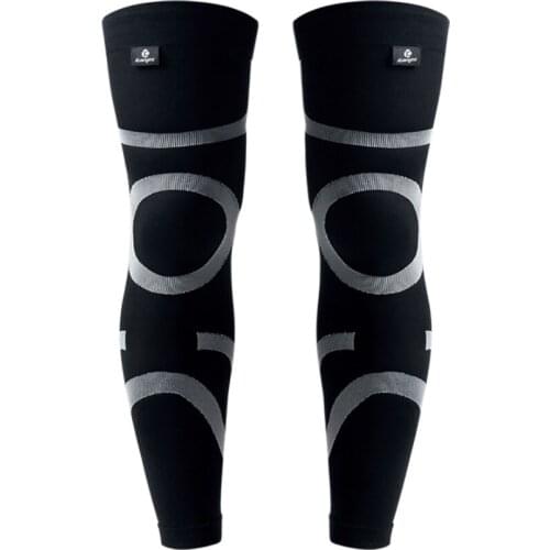 Kuangmi 1 Pair Knee Warmer Elastic Cycling Leg Warmers Legwarmers Outdoor Sports Basketball Knee Sleeves Bike Riding Accessory