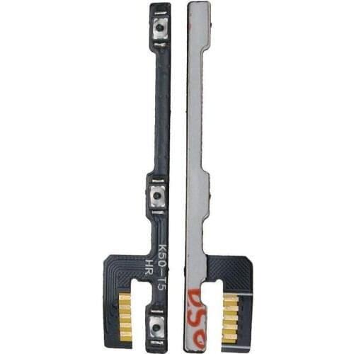 50pcs/lot, brand new Power ON OFF Volume Button Switch Flex Cable For Lenovo K3 Note K50-T5 A7000 Spare Parts