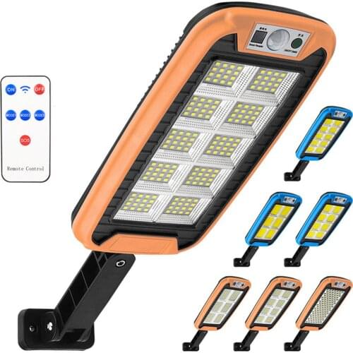 Solar Human Body Induction Wall Lamp Remote Control Infrared Motion Sensor Smart Remote Control Light Outdoor Wall-Mounted Light