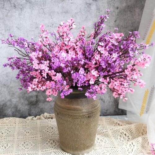 Artificial Flower Gypsophila Small Single, Silk Cloth Gypsophila Home Decoration, Dry Bouquet, Bride Holding Gypsophila