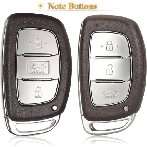 Kutery 3 Buttons Replacement Remote Car Key Shell Case Fob For Hyundai Creta Mistra Elantra Tucson IX35