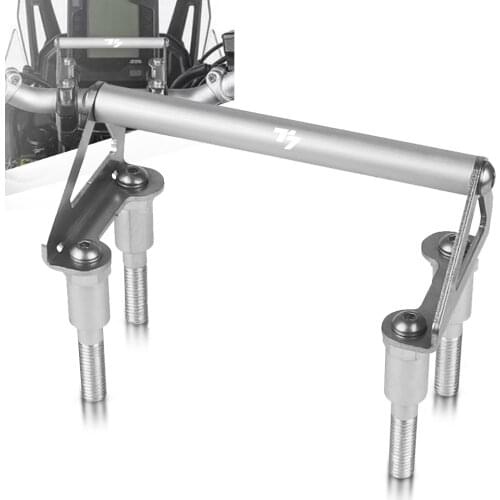 GPS handlebar Navigation bracket adapter with screws for handlebar risers For Yamaha Tenere 700 TENERE700 Rally T700 T7 2019