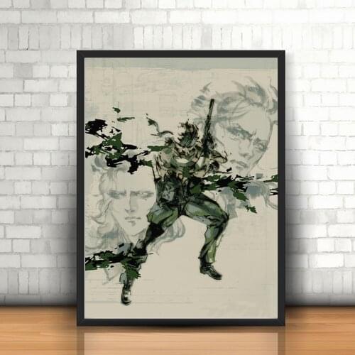 Metal Gear Solid 3 Snake Eva Boss Wall Art Canvas Posters Prints Painting Wall Pictures For Office Living Room Home Decor Giclee
