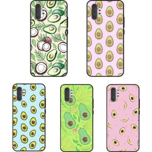 Cute Avocado Collage Phone Case For Samsung Galaxy S10 S9 S8 S20 FE S21 Ultra Note 20 Note9 Note 10 Plus Cover