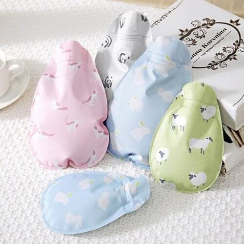 New Creative Kawaii Novelty Mini Cartoon Animals Sheep Cat Panda Fashion Girls Pocket Hand Feet Warm Hot Water Bag Bottle