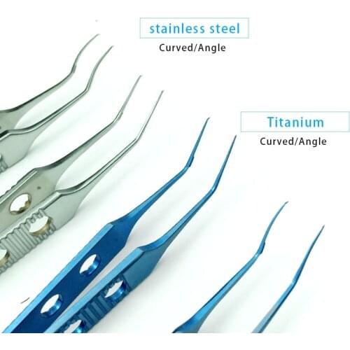 Ophthalmic Forceps Capsulorhexis Tweezer Autoclavable Titanium Alloy/stainless Steel Ophthalmic Instruments