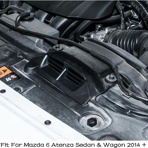 Lapetus For Mazda 6 Atenza Sedan & Wagon 2014 - 2017 Plastic Engine Warehouse Air Intake Insect Net Protection Cover Trim