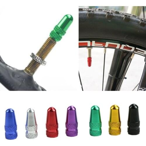 Portable 5Pcs Bicycle MTB Presta Wheel Rim Tyre Stem Air Valve Cap Dust Cover W91F