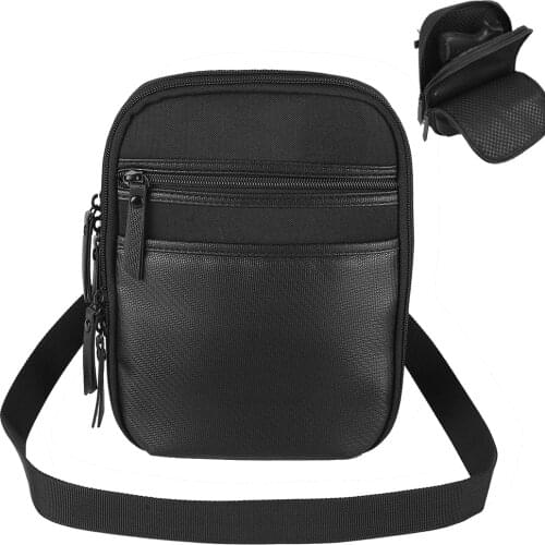 Concealed Gun Pouch Tactical Double-Layer Pistol Holster with Belt Gun Protection Case Military Pistol Mag Bag for Hunting