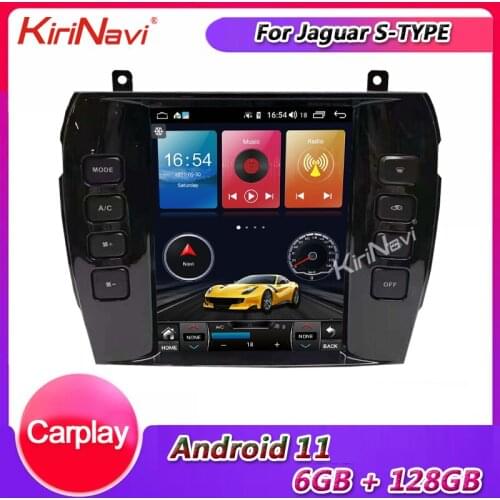 KiriNavi Vertical Screen Tesla Style 10.4" Android 10.0 Car Radio For Jaguar S-TYPE Car Multimedia Player Auto GPS Navigation